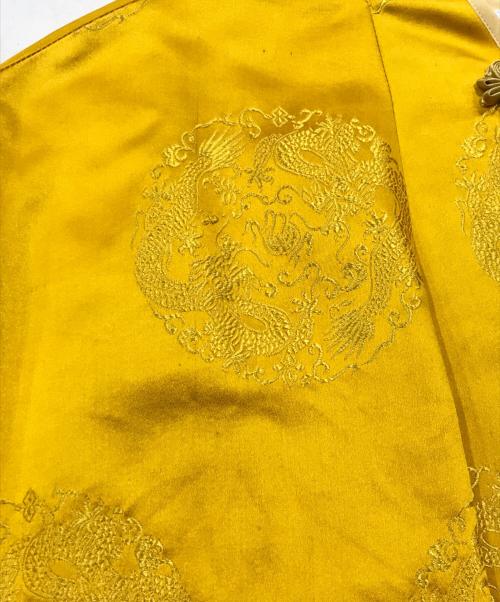 dahl'ia（ダリア）dahl'ia (ダリア) 総柄チャイナシャツジャケット イエロー サイズ:表記なしの古着・服飾アイテム