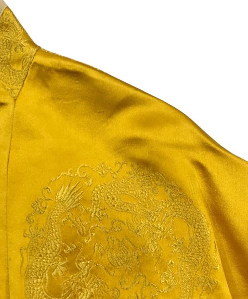 dahl'ia（ダリア）dahl'ia (ダリア) 総柄チャイナシャツジャケット イエロー サイズ:表記なしの古着・服飾アイテム