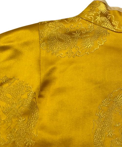 dahl'ia（ダリア）dahl'ia (ダリア) 総柄チャイナシャツジャケット イエロー サイズ:表記なしの古着・服飾アイテム