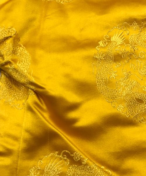 dahl'ia（ダリア）dahl'ia (ダリア) 総柄チャイナシャツジャケット イエロー サイズ:表記なしの古着・服飾アイテム