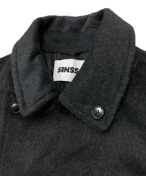SINSS（シンス）SINSS (シンス) Shaggy oversized coat/コート グレー サイズ:M 未使用品の古着・服飾アイテム