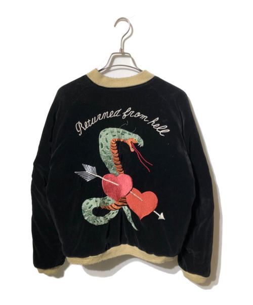 東洋エンタープライズ（トウヨウエンタープライズ）東洋エンタープライズ (トウヨウエンタープライズ) 別珍×サテンキルトリバーシブルスペシャルスカジャン マルチカラー サイズ:特大の古着・服飾アイテム