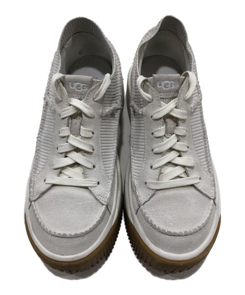 UGG（アグ）UGG (アグ) EZ-DUZZIT LACE（イージー ダジット レース） ホワイト サイズ:24の古着・服飾アイテム
