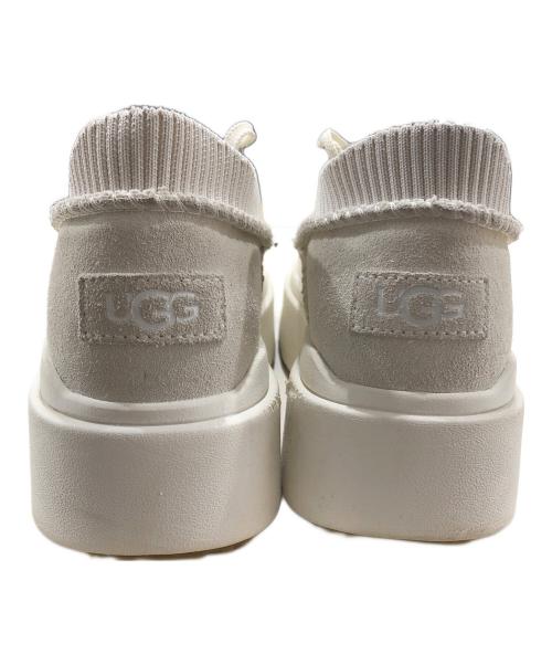 UGG（アグ）UGG (アグ) EZ-DUZZIT LACE（イージー ダジット レース） ホワイト サイズ:24の古着・服飾アイテム