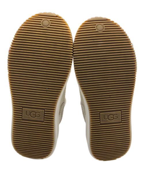 UGG（アグ）UGG (アグ) EZ-DUZZIT LACE（イージー ダジット レース） ホワイト サイズ:24の古着・服飾アイテム