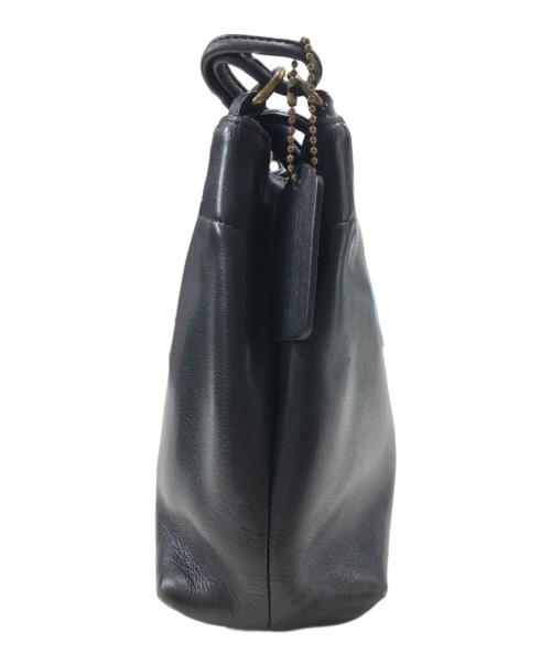 OLD COACH（オールドコーチ）OLD COACH (オールドコーチ) オールレザーショルダーバッグ ブラックの古着・服飾アイテム