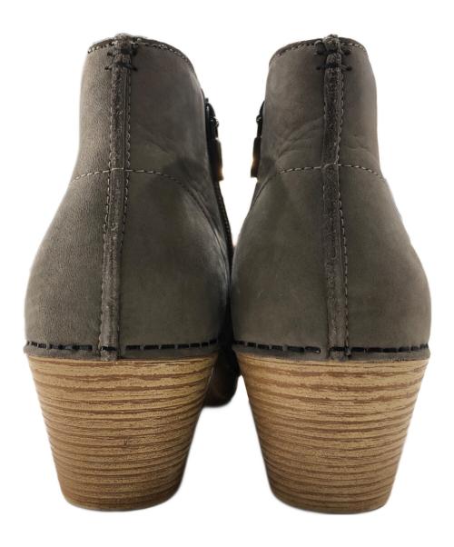 dansko（ダンスコ）Dansko (ダンスコ) ウッドソールショートブーツ グレー サイズ:37の古着・服飾アイテム