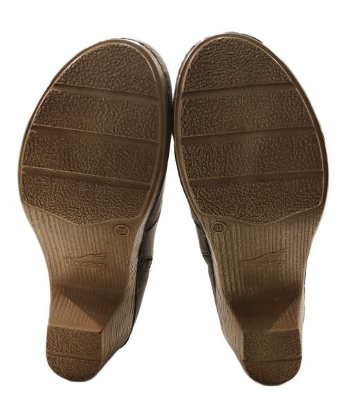 dansko（ダンスコ）Dansko (ダンスコ) ウッドソールショートブーツ グレー サイズ:37の古着・服飾アイテム