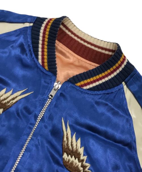 FLAT HEAD（フラット ヘッド）FLAT HEAD (フラット ヘッド) リバーシブルスカジャン マルチカラー サイズ:Mの古着・服飾アイテム