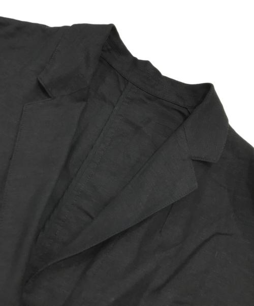 FRAMeWORK（フレームワーク）FRAMeWORK (フレームワーク) レーヨン麻テーラードジャケット ブラック サイズ:36の古着・服飾アイテム