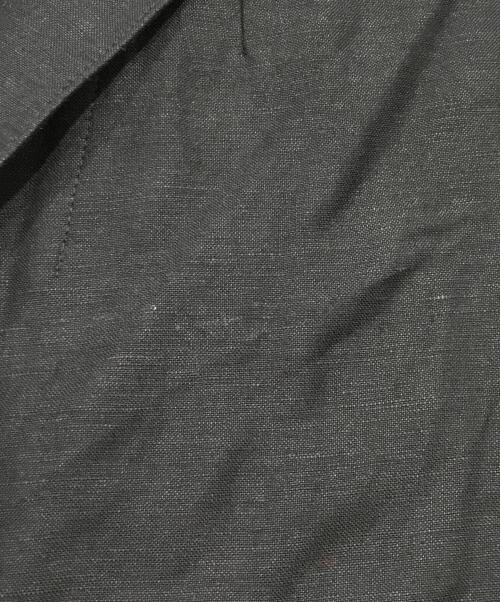 FRAMeWORK（フレームワーク）FRAMeWORK (フレームワーク) レーヨン麻テーラードジャケット ブラック サイズ:36の古着・服飾アイテム