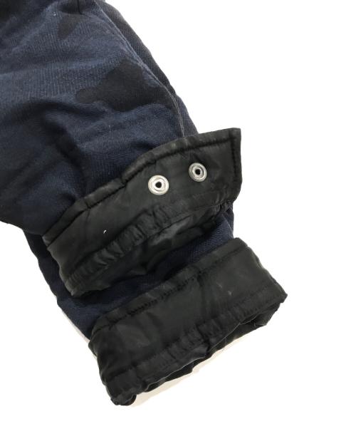 BLACK LABEL CRESTBRIDGE（ブラックレーベル クレストブリッジ）BLACK LABEL CRESTBRIDGE (ブラックレーベル クレストブリッジ) 4wayギミック カモフラダウンジャケット ネイビー サイズ:Lの古着・服飾アイテム