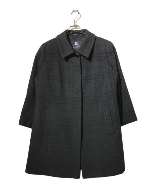 BURBERRY LONDON（バーバリーロンドン）BURBERRY LONDON (バーバリーロンドン) アンゴラブレンドコート グレー サイズ:13の古着・服飾アイテム