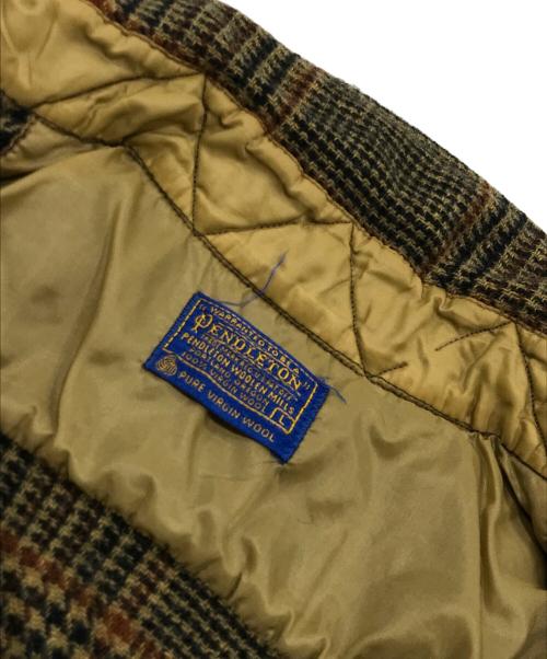 PENDLETON（ペンドルトン）PENDLETON (ペンドルトン) 60-70`sボードシャツ ブラウン サイズ:Lの古着・服飾アイテム