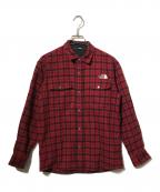 THE NORTH FACEザ ノース フェイス）の古着「Brushwood Wool L/S Shirt」｜レッド
