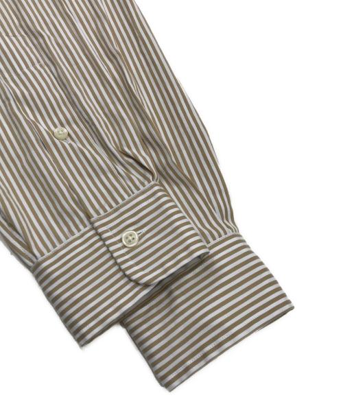 POLO RALPH LAUREN（ポロ・ラルフローレン）POLO RALPH LAUREN (ポロ・ラルフローレン) ボタンダウンシャツ ベージュ×ホワイト サイズ:XSの古着・服飾アイテム