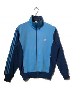 80s adidas アディダス デサント製 トラックジャケット 水色 3号 中古・古着通販】adidas (アディダス) 80'sトラックジャケット