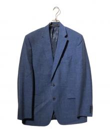 LAUREN RALPH LAUREN（ローレンラルフローレン）の古着「リネンミックステーラードジャケット」｜ブルー