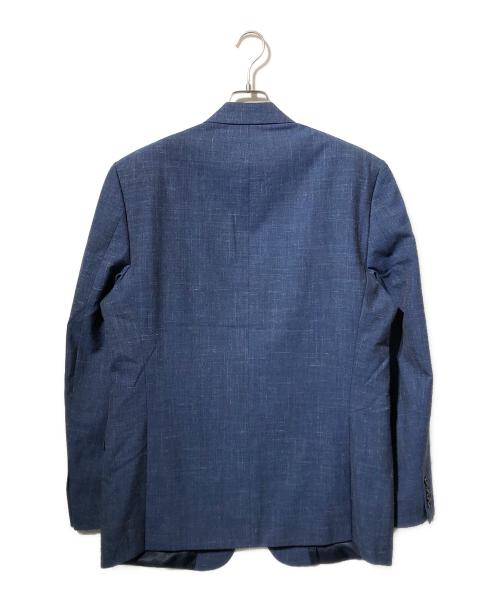 LAUREN RALPH LAUREN（ローレンラルフローレン）LAUREN RALPH LAUREN (ローレンラルフローレン) リネンミックステーラードジャケット ブルー サイズ:表記なしの古着・服飾アイテム