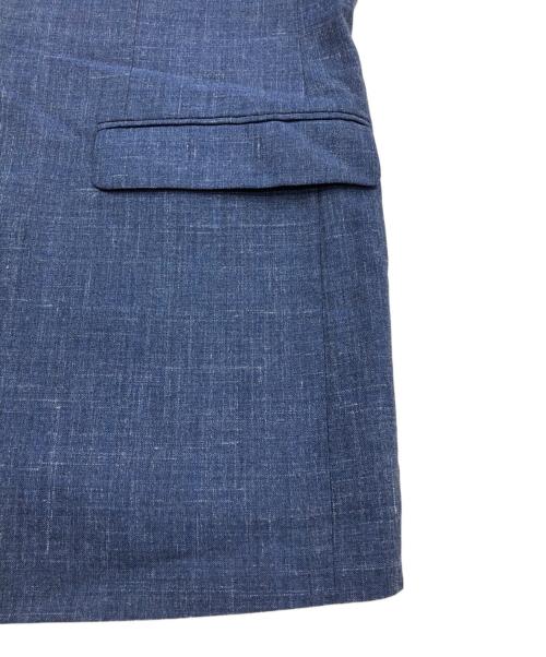 LAUREN RALPH LAUREN（ローレンラルフローレン）LAUREN RALPH LAUREN (ローレンラルフローレン) リネンミックステーラードジャケット ブルー サイズ:表記なしの古着・服飾アイテム