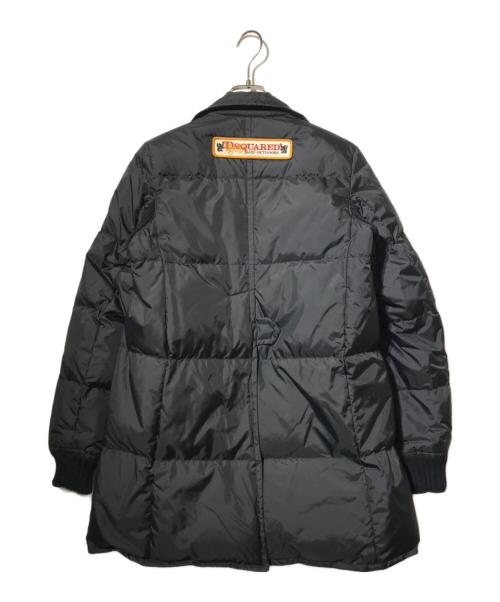 DSQUARED2（ディースクエアード）DSQUARED2 (ディースクエアード) ダウンコート ブラック サイズ:38の古着・服飾アイテム