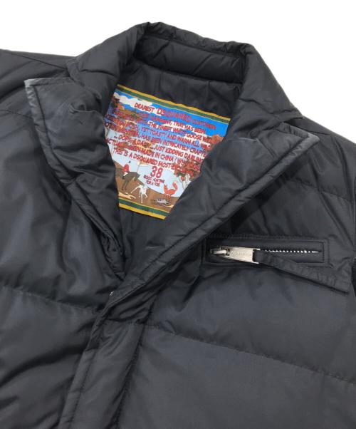 DSQUARED2（ディースクエアード）DSQUARED2 (ディースクエアード) ダウンコート ブラック サイズ:38の古着・服飾アイテム