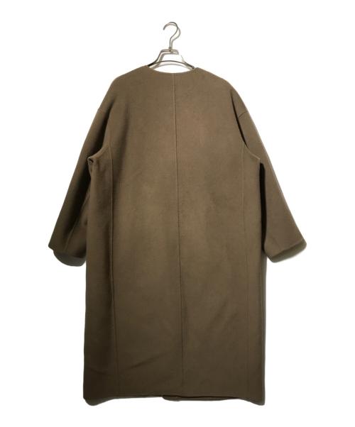 GALLARDA GALANTE（ガリャルダガランテ）GALLARDA GALANTE (ガリャルダガランテ) リバーノーカラーコート ブラウン サイズ:Fの古着・服飾アイテム
