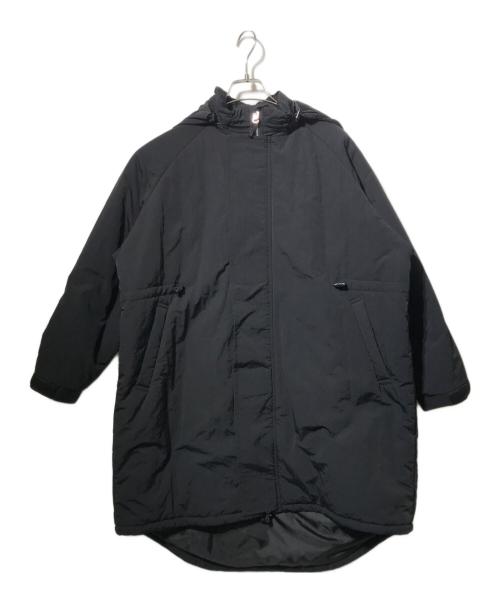 &her（アンドハー）&her (アンドハー) フードパデッドコート ブラック サイズ:表記無しの古着・服飾アイテム