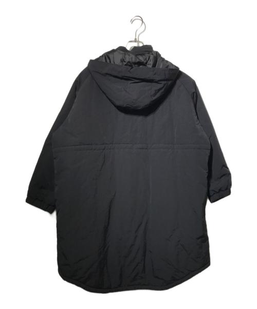 &her（アンドハー）&her (アンドハー) フードパデッドコート ブラック サイズ:表記無しの古着・服飾アイテム