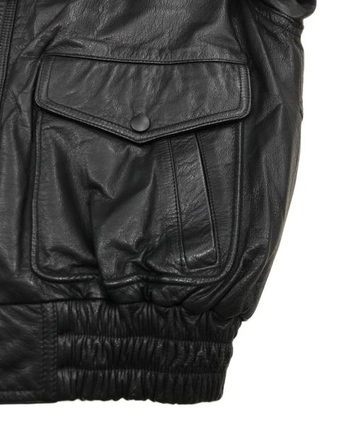 Suntory original design（サントリーオリジナルデザイン）Suntory original design (サントリーオリジナルデザイン) ボスジャン/レザージャケット ブラック サイズ:Mの古着・服飾アイテム