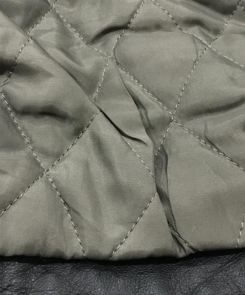 Suntory original design（サントリーオリジナルデザイン）Suntory original design (サントリーオリジナルデザイン) ボスジャン/レザージャケット ブラック サイズ:Mの古着・服飾アイテム