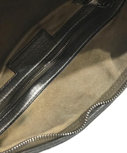 BOTTEGA VENETA（ボッテガベネタ）BOTTEGA VENETA (ボッテガベネタ) イントレチャートレザーハンドバッグ シルバーの古着・服飾アイテム