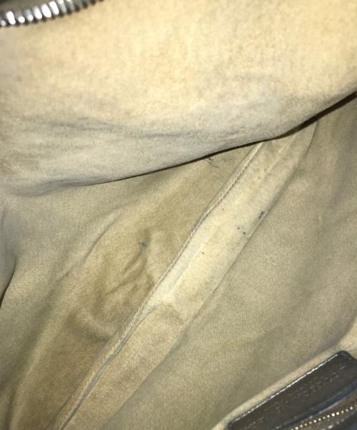 BOTTEGA VENETA（ボッテガベネタ）BOTTEGA VENETA (ボッテガベネタ) イントレチャートレザーハンドバッグ シルバーの古着・服飾アイテム