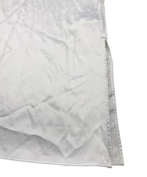 CELFORD（セルフォード）CELFORD (セルフォード) HANAE MORI (ハナエモリ) ハートモチーフプリント／フリルワンピース ホワイト サイズ:36の古着・服飾アイテム