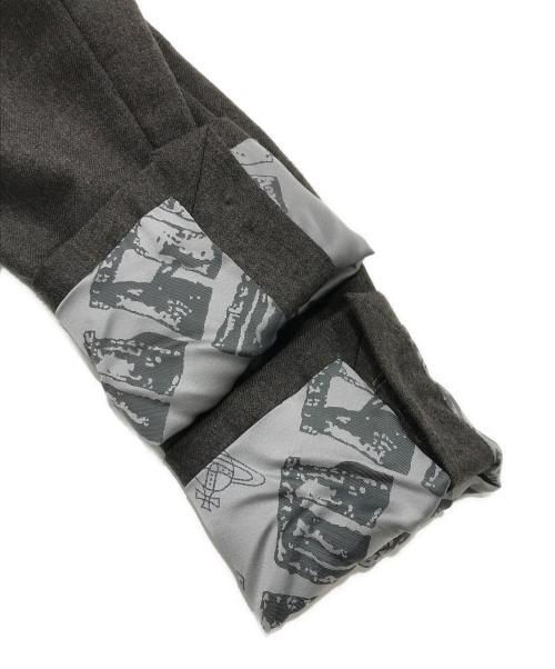 Vivienne Westwood man（ヴィヴィアン ウェストウッド マン）Vivienne Westwood man (ヴィヴィアン ウェストウッド マン) BIG COLLAR DRAPE JACKET/テーラードジャケット ブラウン サイズ:50の古着・服飾アイテム