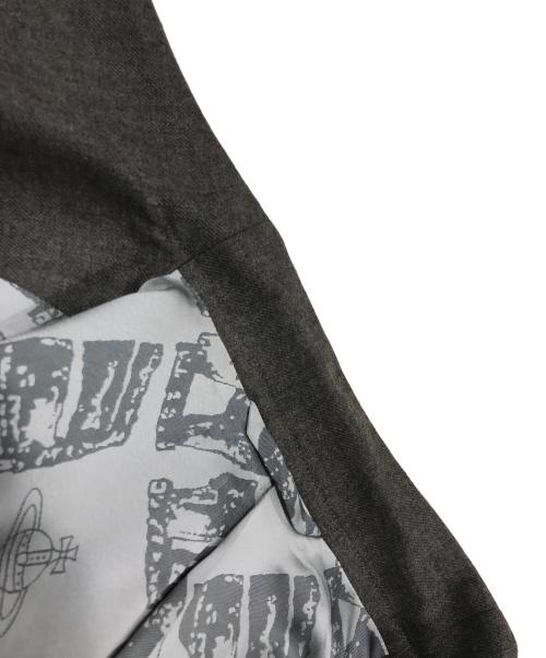 Vivienne Westwood man（ヴィヴィアン ウェストウッド マン）Vivienne Westwood man (ヴィヴィアン ウェストウッド マン) BIG COLLAR DRAPE JACKET/テーラードジャケット ブラウン サイズ:50の古着・服飾アイテム