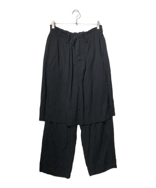 s'yte（サイト）s'yte (サイト) 袴パンツ ブラック サイズ:34の古着・服飾アイテム