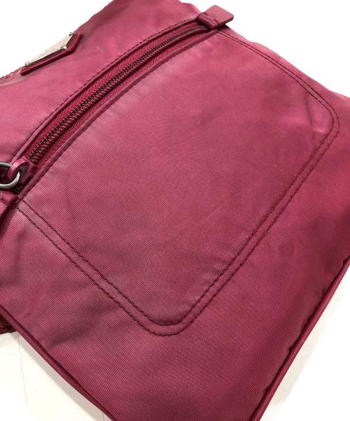 PRADA（プラダ）PRADA (プラダ) ナイロンショルダーバッグ ピンクの古着・服飾アイテム