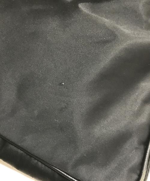 PRADA（プラダ）PRADA (プラダ) サフィアーノ/ナイロンショルダーバッグ ブラックの古着・服飾アイテム