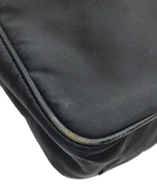 PRADA（プラダ）PRADA (プラダ) サフィアーノ/ナイロンショルダーバッグ ブラックの古着・服飾アイテム