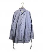 Toironier×THOMAS MASONトワロニエ×トーマスメイソン）の古着「ストライプルーズシャツ」｜ブルー