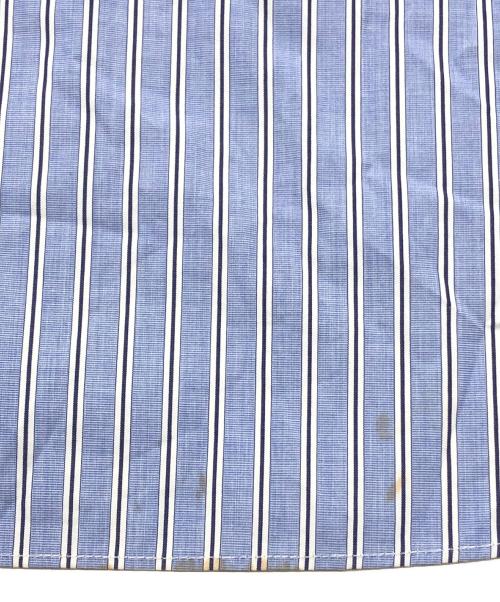 Toironier（トワロニエ）Toironier (トワロニエ) THOMAS MASON (トーマスメイソン) ストライプルーズシャツ ブルー サイズ:Fの古着・服飾アイテム