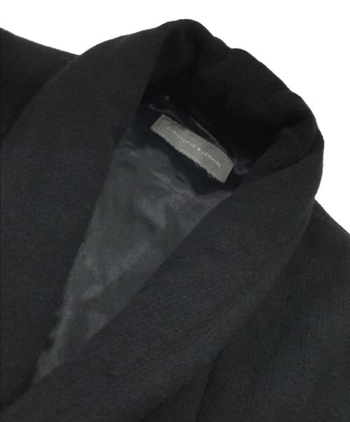 CHRISTOPHE LEMAIRE（クリストフ ルメール）CHRISTOPHE LEMAIRE (クリストフ ルメール) ショルーカラーウールコート ブラック サイズ:46の古着・服飾アイテム