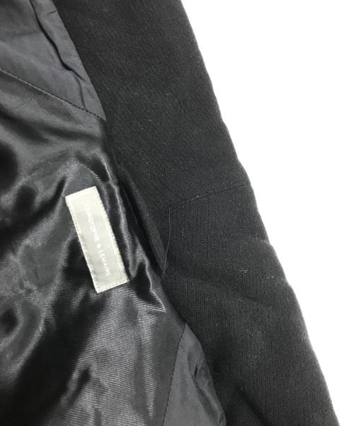 CHRISTOPHE LEMAIRE（クリストフ ルメール）CHRISTOPHE LEMAIRE (クリストフ ルメール) ショルーカラーウールコート ブラック サイズ:46の古着・服飾アイテム