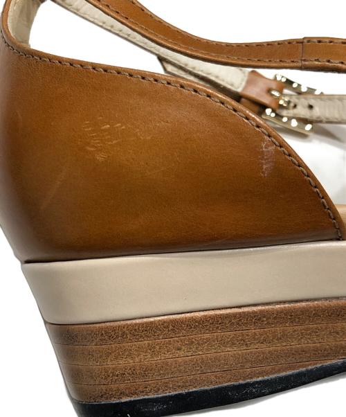 TOD'S（トッズ）TOD'S (トッズ) レザーサンダル/ミュール ブラウン サイズ:39の古着・服飾アイテム