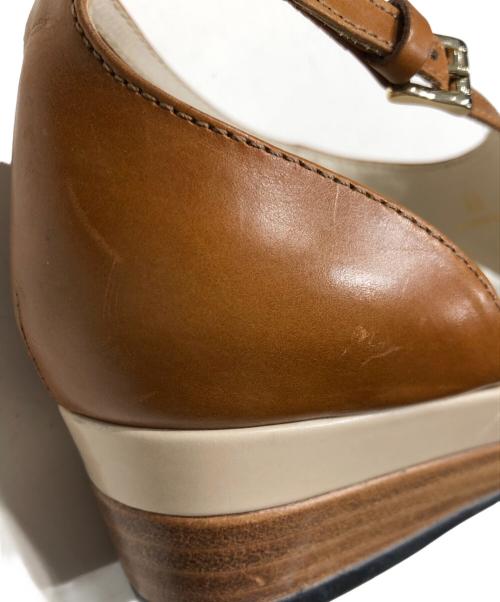 TOD'S（トッズ）TOD'S (トッズ) レザーサンダル/ミュール ブラウン サイズ:39の古着・服飾アイテム
