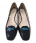 PRADA (プラダ) ロゴプレートパテントレザーパンプス ブラック サイズ:39：17000円