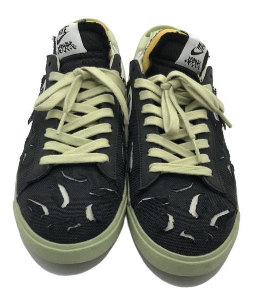 NIKE（ナイキ）NIKE (ナイキ) ACRONYM (アクロニウム) BLAZER LOW スニーカー グリーン×ブラック サイズ:25.5の古着・服飾アイテム