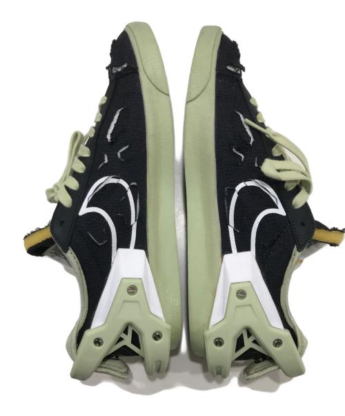 NIKE（ナイキ）NIKE (ナイキ) ACRONYM (アクロニウム) BLAZER LOW スニーカー グリーン×ブラック サイズ:25.5の古着・服飾アイテム