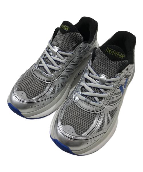KENZO（ケンゾー）KENZO (ケンゾー) TECH RUNNER スニーカー ブルー×グレー サイズ:EUR41/UK7.5/US8の古着・服飾アイテム